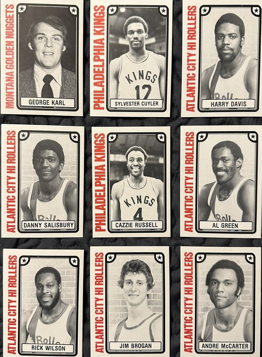 Philadelphia Kings CBA basketball cards