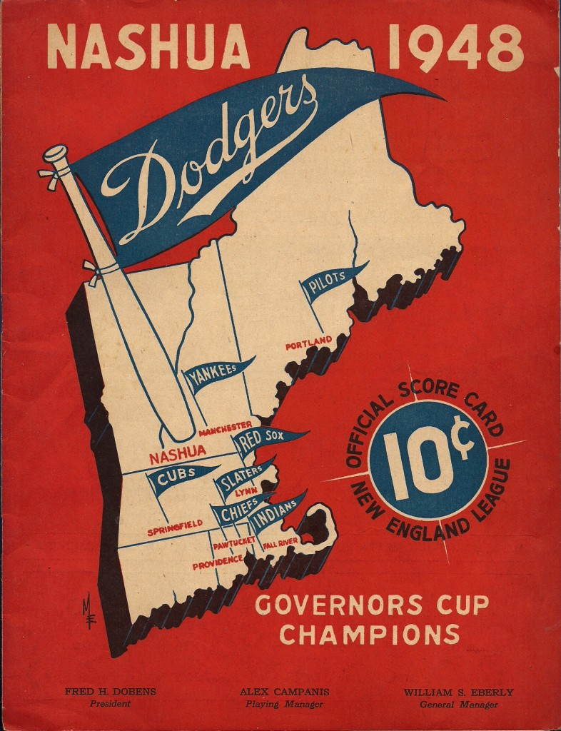 Nashua Dodgers New England League Baseball