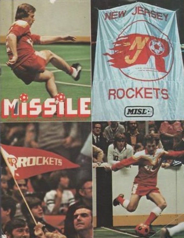 1981-82 New Jersey Rockets program from the Major Indoor Soccer League