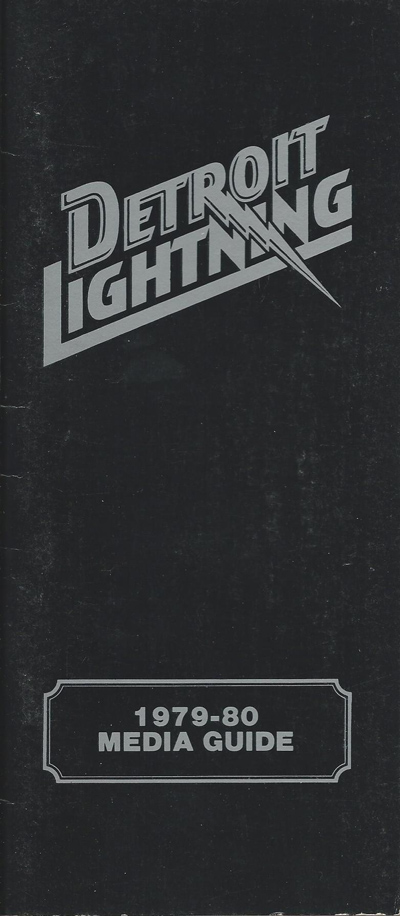 1979-80 Detroit Lightning Media Guide from the Major Indoor Soccer League