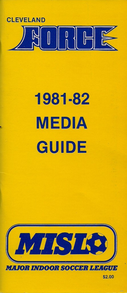 1981-82 Cleveland Force Media Guide