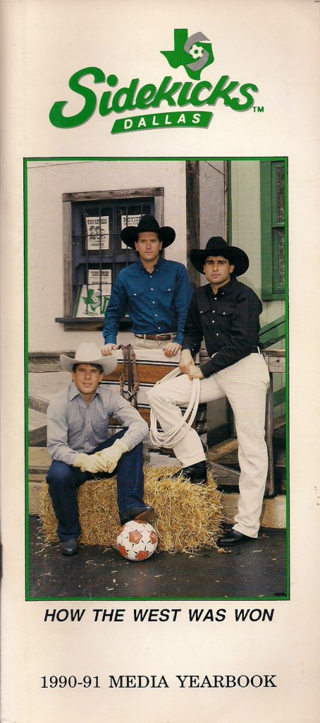 1990-91 Dallas Sidekicks Media Guide