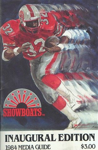 1984 Memphis Showboats Media Guide