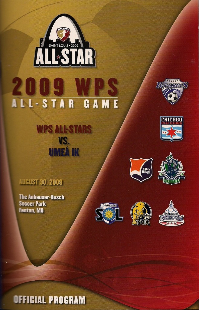 2009 WPS All-Star Game Program