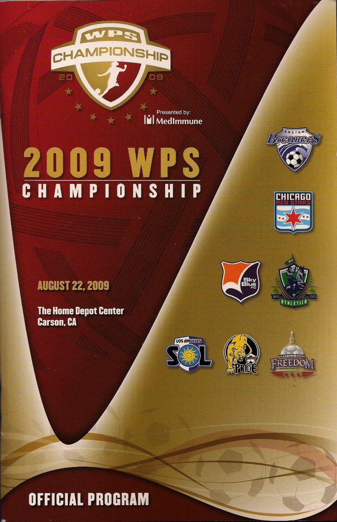 2009 WPS Cup Program