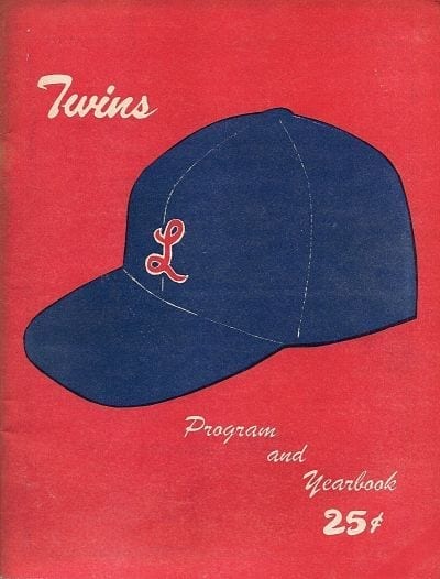 1974 Lynchburg Twins Program