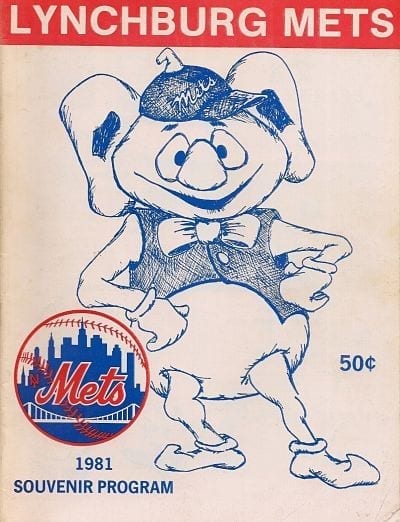 1981 Lynchburg Mets Program