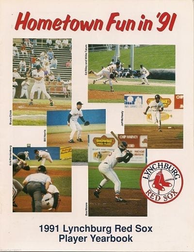 1991 Lynchburg Red Sox Program