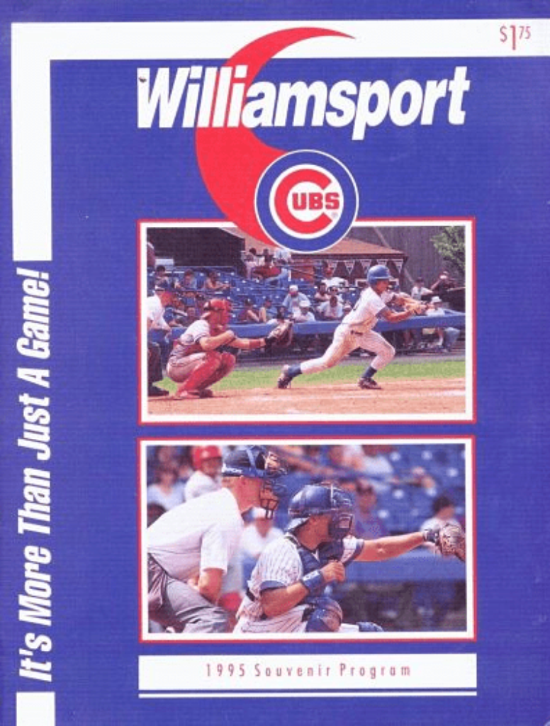 1995 Williamsport Cubs Program