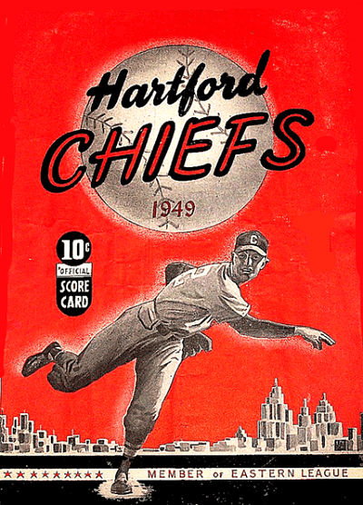 1949 Hartford Chiefs baseball program