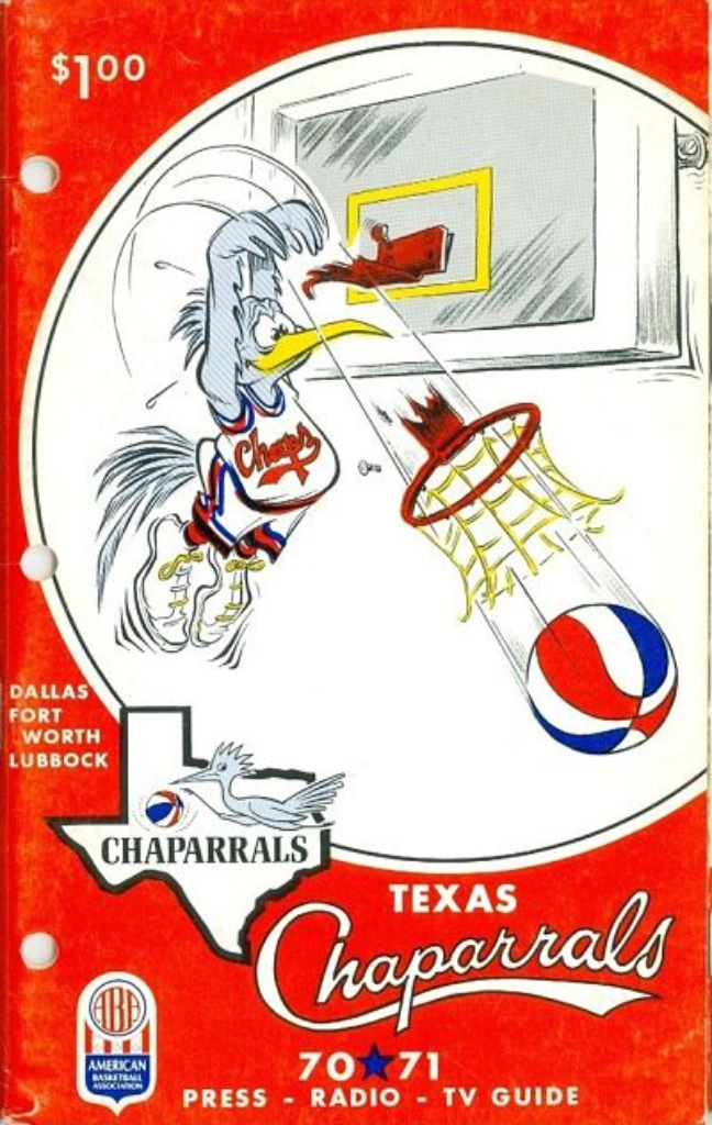 1970-71 Texas Chaparrals Media Guide