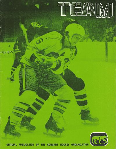 1975 Chicago Cougars Program
