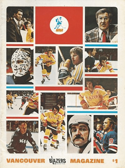 1974 Vancouver Blazers Program