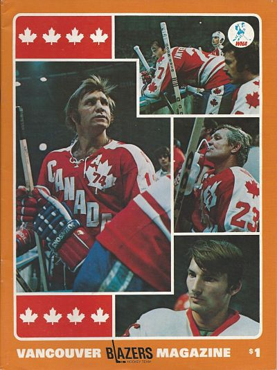 1975 Vancouver Blazers Program