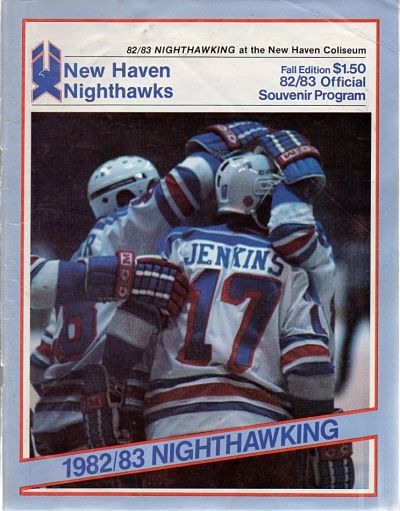 CLEARANCE New Haven Nighthawks Blue Jersey (BLANK) – Vintage Ice Hockey