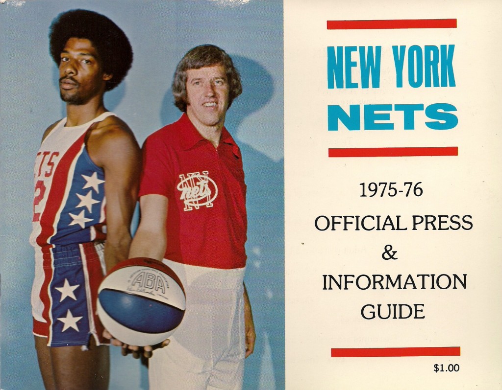 1975-76 New York Nets Media Guide