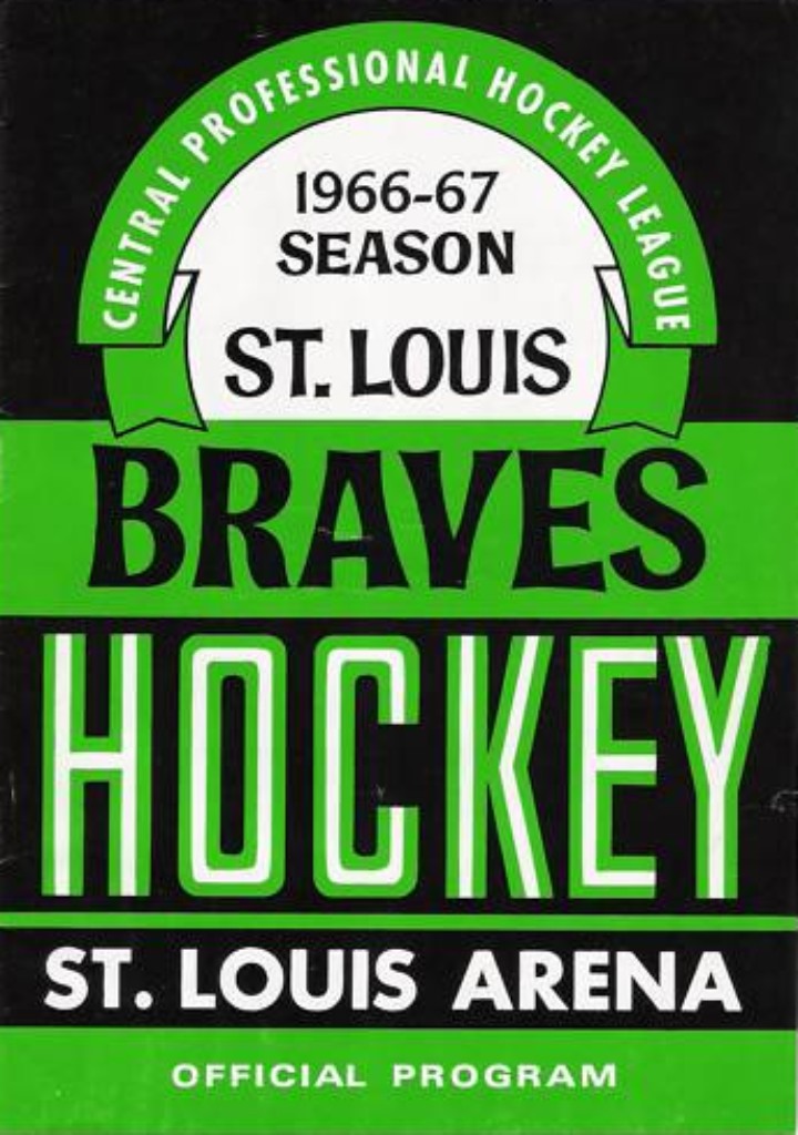 1966-67 St. Louis Braves Program