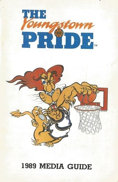 1989 Youngstown Pride Media Guide