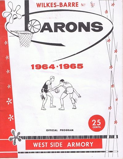 1964-65 Wilkes-Barre Barons Program