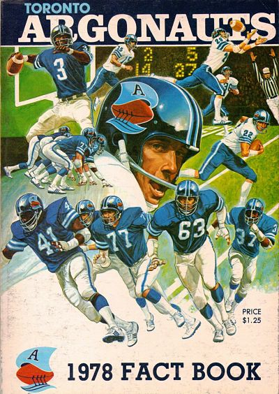 1978 Toronto Argonauts Media Guide