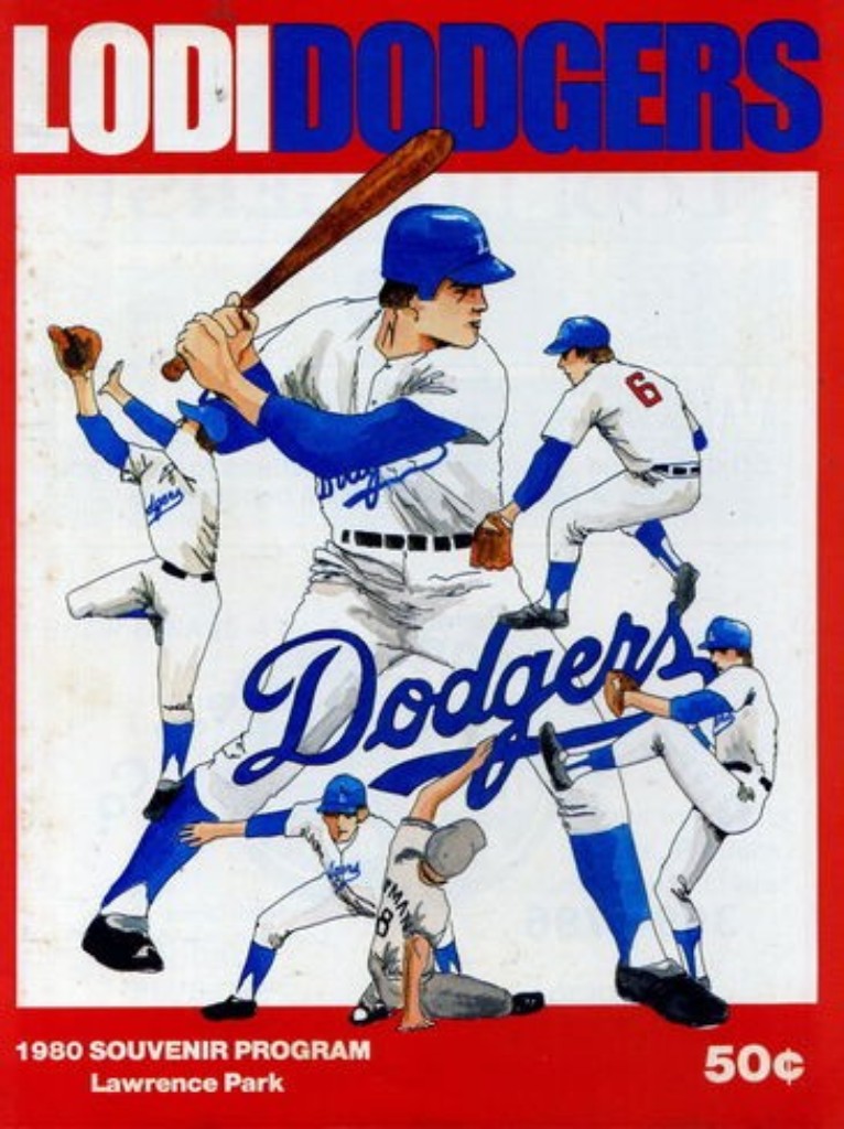 1980 Lodi Dodgers Program
