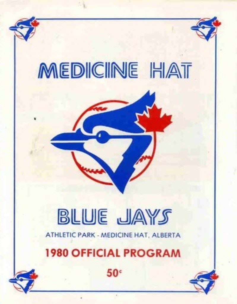 1980 Medicine Hat Blue Jays Program