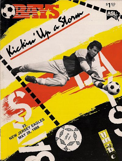 1988 Maryland Bays Program from the American Soccer League