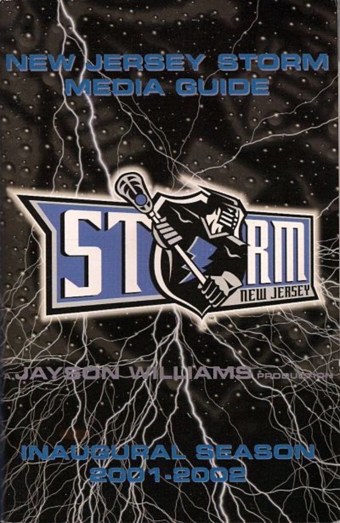 2001-02 New Jersey Storm Media Guide