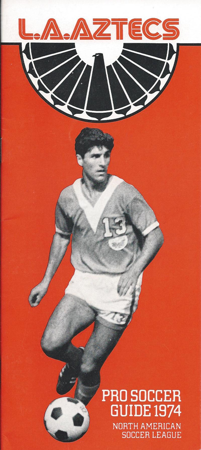 George Best of Los Angeles Aztecs in action during a North American
