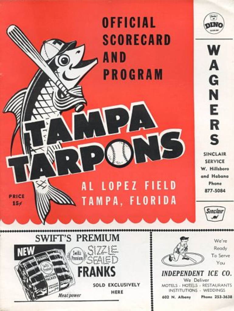1964 Tampa Tarpons Program