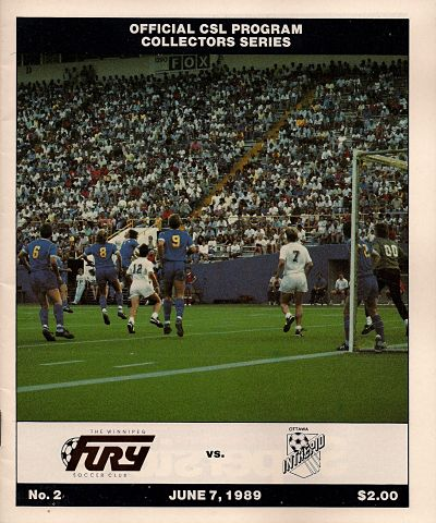 1989 Winnipeg Fury Program