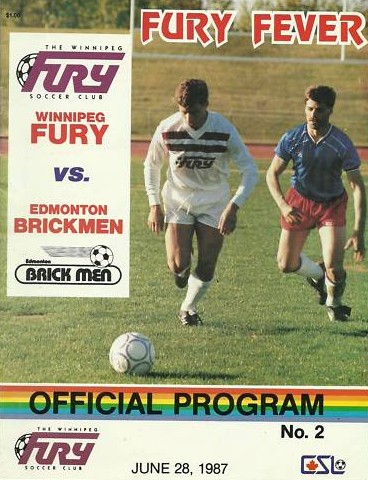 1987 Winnipeg Fury Program