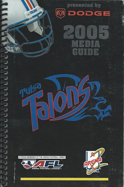 2005 Tulsa Talons Media Guide