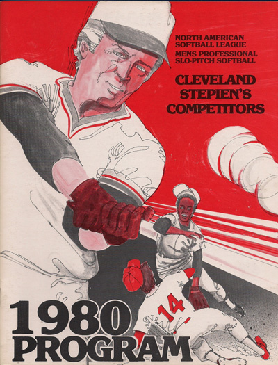 1980 Cleveland Stepien's Competitors Program from the North American Softball League