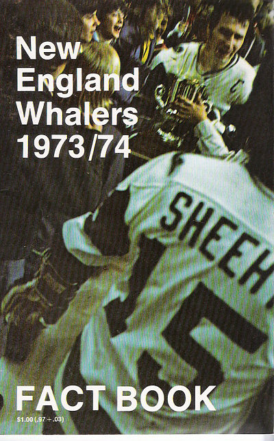 1973-74 New England Whalers Media Guide