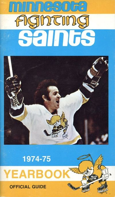 1974-75 Minnesota Fighting Saints Media Guide