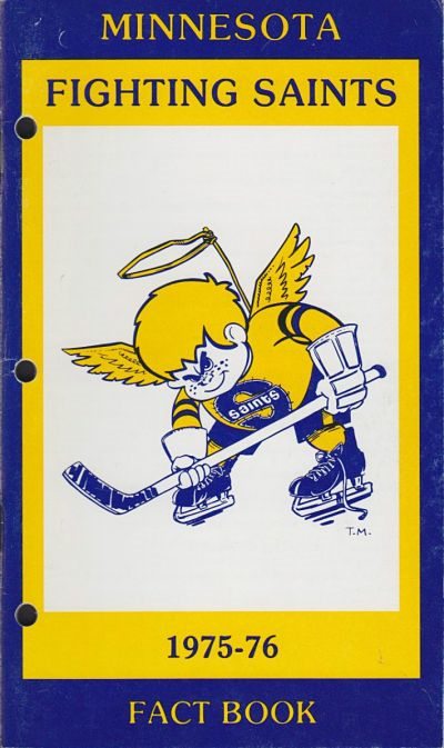 1975-76 Minnesota Fighting Saints Media Guide