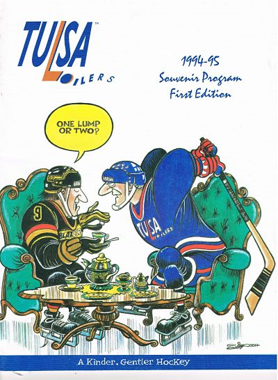 1994-95 Tulsa Oilers Central Hockey League Program