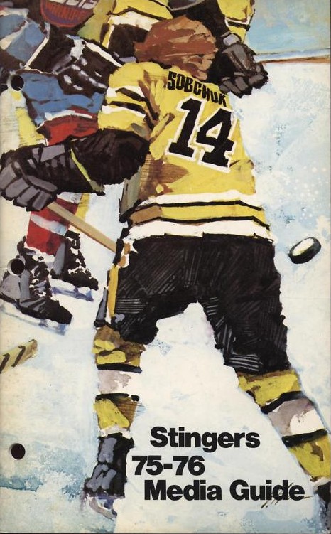 1975-76 Cincinnati Stingers Media Guide