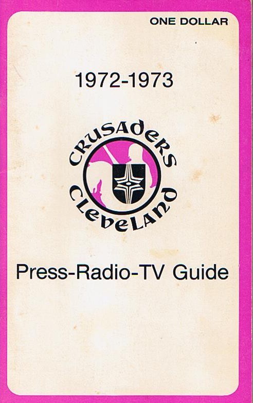 1972-73 Cleveland Crusaders Media Guide