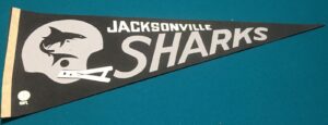 Jacksonville Sharks (1974) logo, uniforms, and team history photo