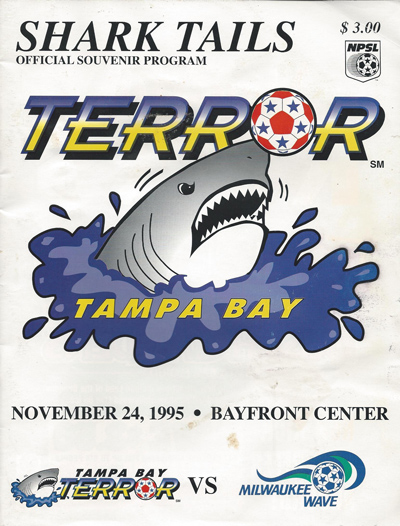 1995 Tampa Bay Terror program from the National Professional Soccer League
