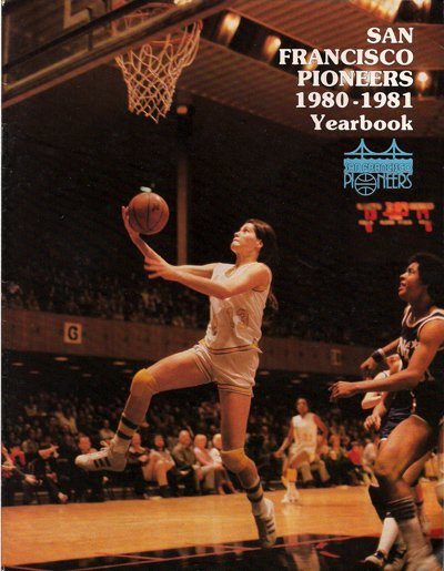 1980-81 San Francisco Pioneers Yearbook from the Women's Basketball League