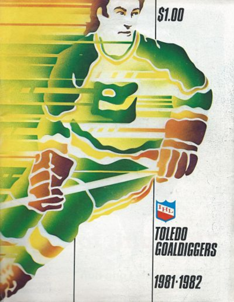 1982 Toledo Goaldiggers Program