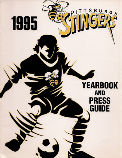 1995 Pittsburgh Stingers Media Guide from the Continental Indoor Soccer League