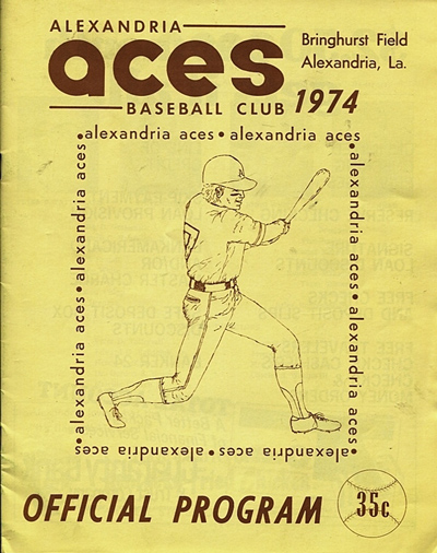 Alexandria Aces 1972 1975 Texas League Baseball