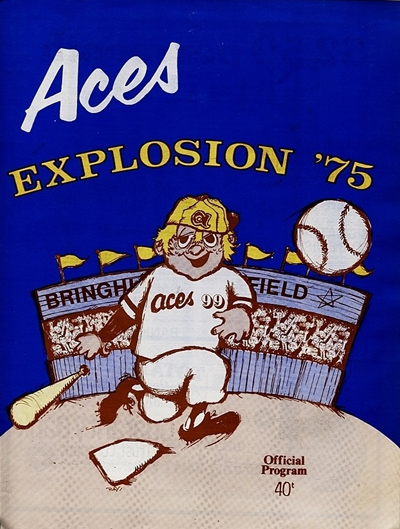 1975 Alexandria Aces baseball program from the Texas League