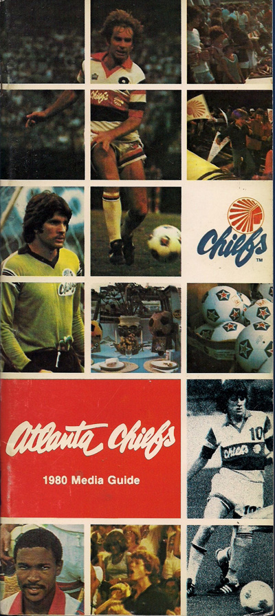 1980 Atlanta Chiefs Media Guide from the North American Soccer League