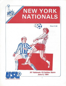 1984 New York Nationals Program