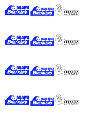 Breakers WTT logos, Miami, Miami Beach, South Florida